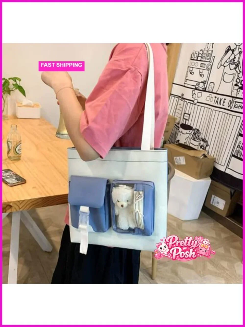 Durable Nylon Backpack Set with Pencil Box and Shoulder Bag